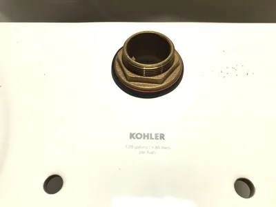Kohler ST73J46TL Wallmount Flushometer Toilet Bowl 1.28Gallons 4.85Liters Per Flush