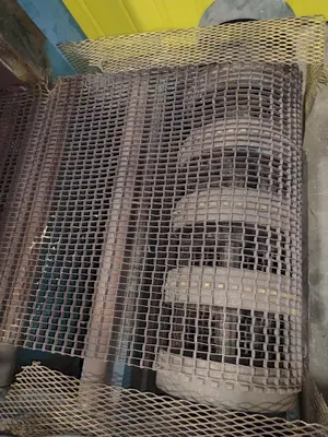 12" x 33" PASS-THROUGH WIRE MESH BELT TEMPER OVEN: STOCK #16262