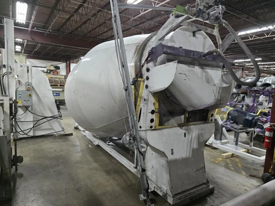 10 Cu. Yd (270 Cu.Ft) Skid Mounted Con-Tech Rotary Blender, 50 HP