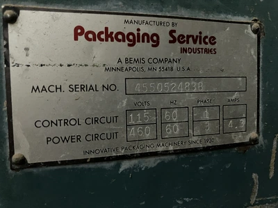 Bemis Auger Valve Bagger#4274