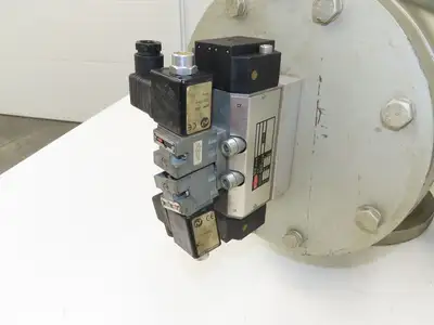 Herion 8002566 3-Way Piston Valve 5" Flanged Solenoid Actuated 120V