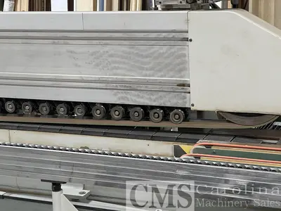 USED 2003 BIESSE STREAM B1 9.0 EDGEBANDER WITH DOUCET RETURN CONVEYOR