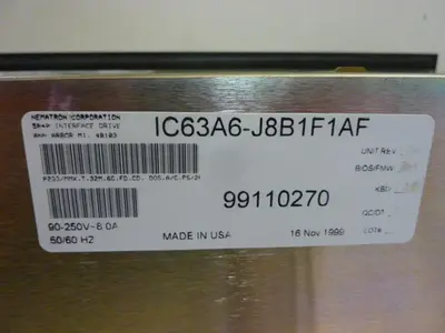 USED NEMATRON CORP IC63A6-J8B1F1AF