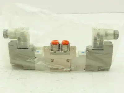 SMC SY5220-5DZ-N7T-F2 Pneumatic Dbl Solenoid Valve 5-Port 2-Pos 24VDC