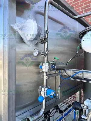NEW CENTEC EMULSIFICATION SKID 10 GPM W/ 2 - 200L TANKS, FRISTAM FSP POWDER MIXER
