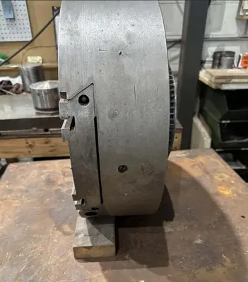 3.5"  x 40 TAPER TOS MODEL #W9 ROTARY TABLE HORIZONTAL BORING MILL WITH FACING HEAD : YOBRO 25160