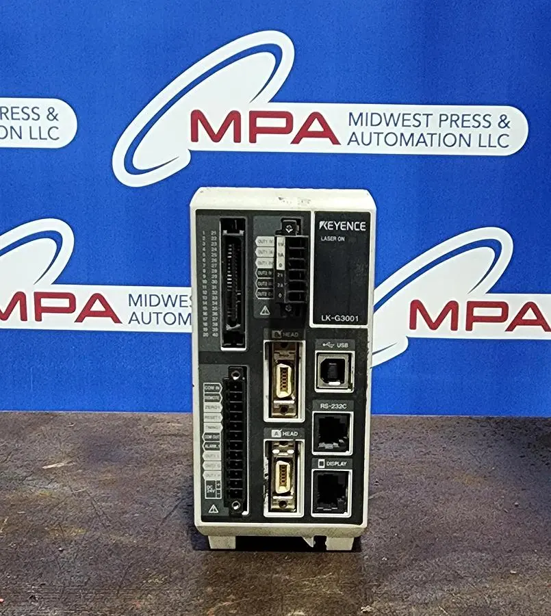 Used KEYENCE LK-G3001 Industrial Controls Michigan US | Midwest Press and Automation #1366715