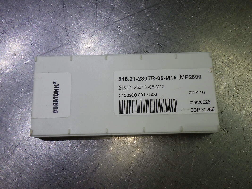 SECO Carbide Milling Inserts QTY10 218.21-230TR-06-M15 MP2500 (LOC2852B)