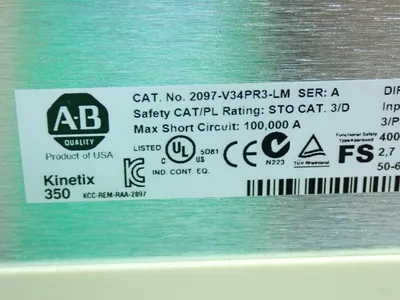 USED ALLEN BRADLEY 2097V34PR3LM
