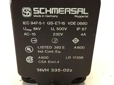 USED SCHMERSAL T4VH 335-02Z