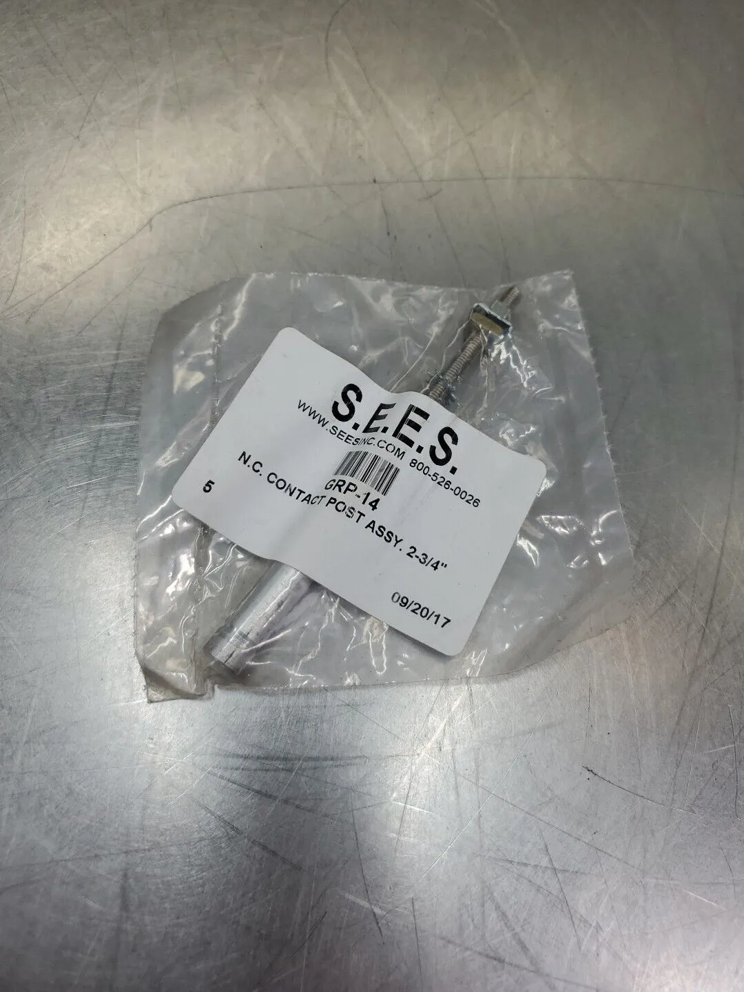 S.E.E.S. GRP-14 N.C. Contact Post Assembly, 2¾" 4C-35