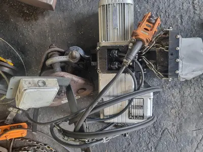 USED DELTA ELECTRIC CHAIN HOIST 1000 KG
