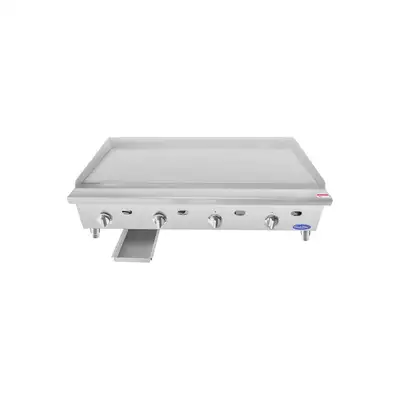 New | in-Stock Atosa New Atosa ATTG-48 HD 48'' Thermo-Griddle with Total 100,000 BTU (with 1" Griddle Plate) Commercial Flat Top Griddles Illinois US | Falcon Restaurant Supply #1375232