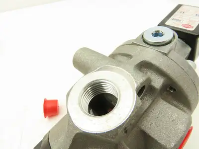 Herion 80-265-70 Pneumatic Air Indirect Solenoid Actuated Poppet Valve 24V Coil