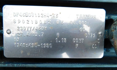USED SEW EURODRIVE DOWN DRIVE 10 HP