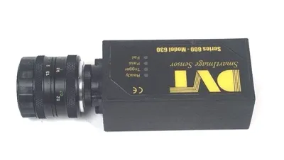 USED DVT 630-C3E40 CAMERA SENSOR 640X480 W/ NAVITAR 8MM CCTV F1.3 LENS