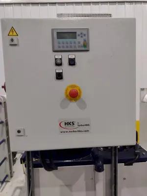 30 GPM ZYKLOMAT MODEL #AKBF-R CONTINUOUS FILTER COOLANT SYSTEM, WITH DRAG-OUT & TURBO-HKS CENTRIFUGE SEPERATOR: YOBRO #24734
