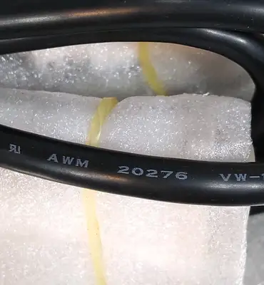 JCE - AWM 20276 30V 15-Pin Male to Male VGA Monitor Cable E52534-D Loc5E19