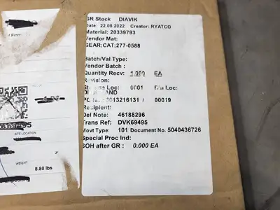 NEW CATERPILLAR 277-0588