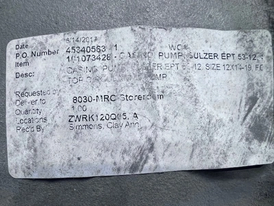 USED Sulzer EPT 53-12