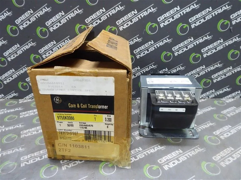 General Electric 9T58K0066 Core & Coil Transformer 0.200 kVA New NIB