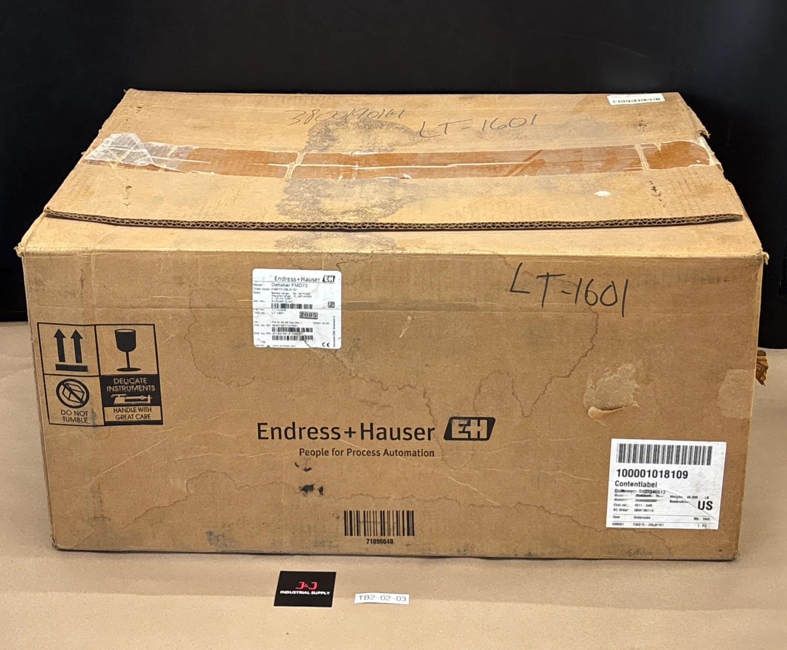 New | in-Stock ENDRESS HAUSER FMD72-D6L0/101 Sensors Indiana US | J&J Industrial Supply #1394350