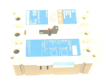NEW WESTINGHOUSE FD3015VL CIRCUIT BREAKER SER. C, 15A, 600VAC, 3 POLE