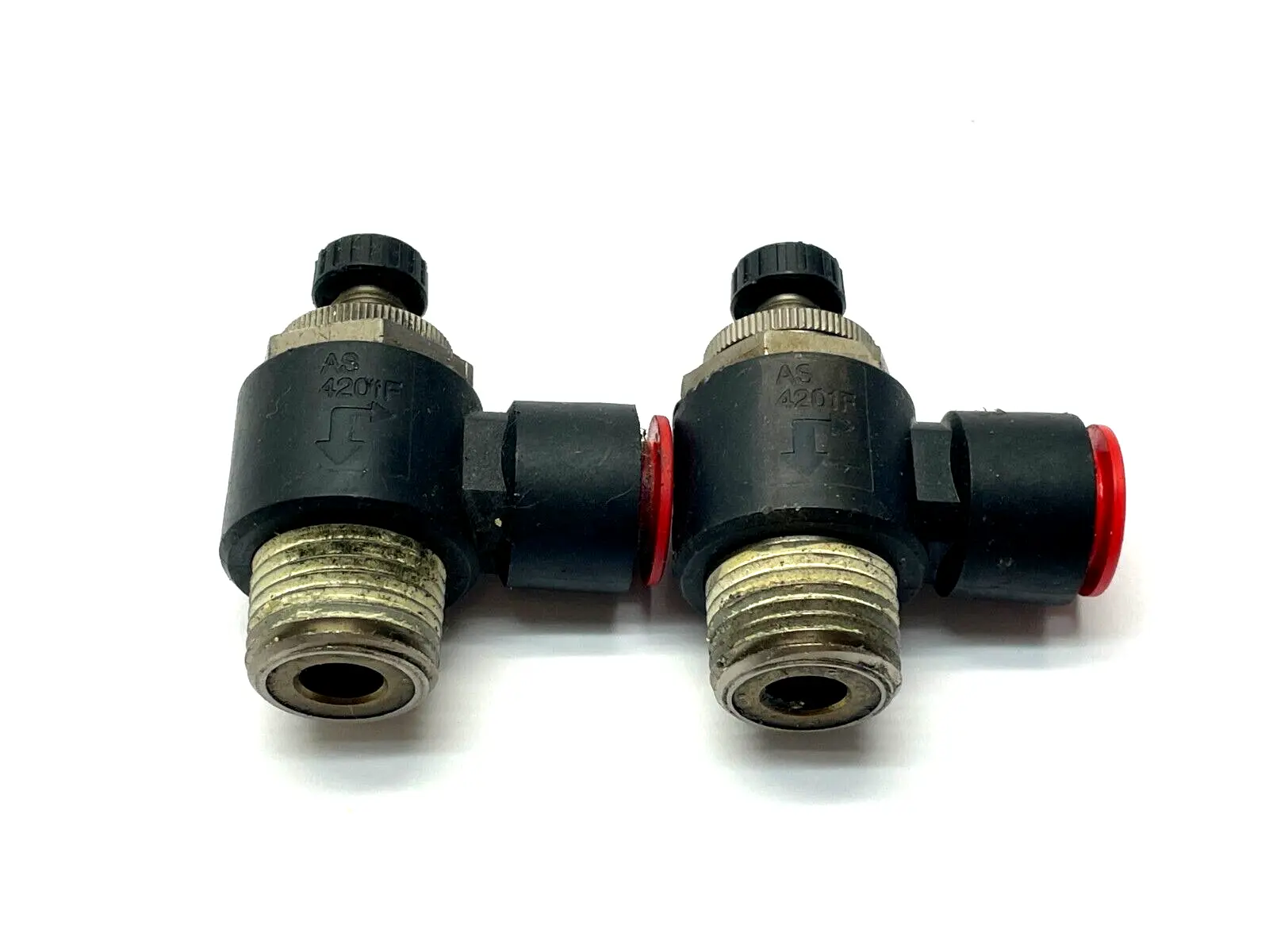 4201F | SMC  Flow Controller Fitting LOT OF 2 - Used