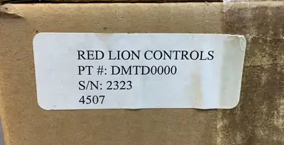 USED RED LION CONTROLS RED LION CONTROLS PT DMTD0000