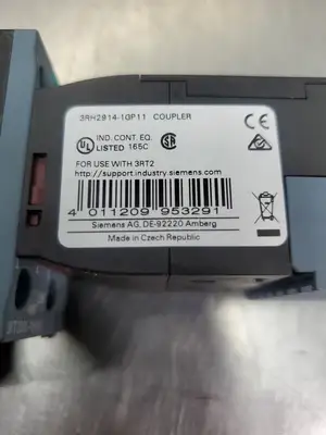 SIEMENS 3RT20261BB40 Contactor w/3RH29141GP11 SIRUS Relay. 4D50