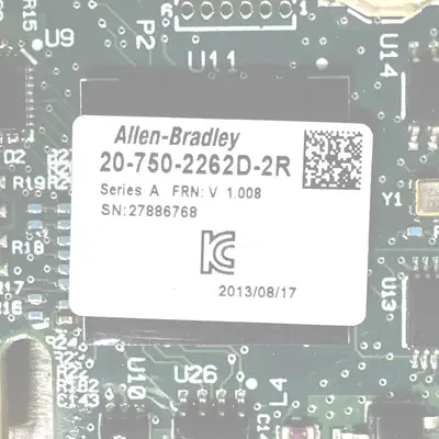 Allen Bradley 20-750-2262D-2R Ser A Powerflex 755 750 I/O Card (BIN-1.3.4)