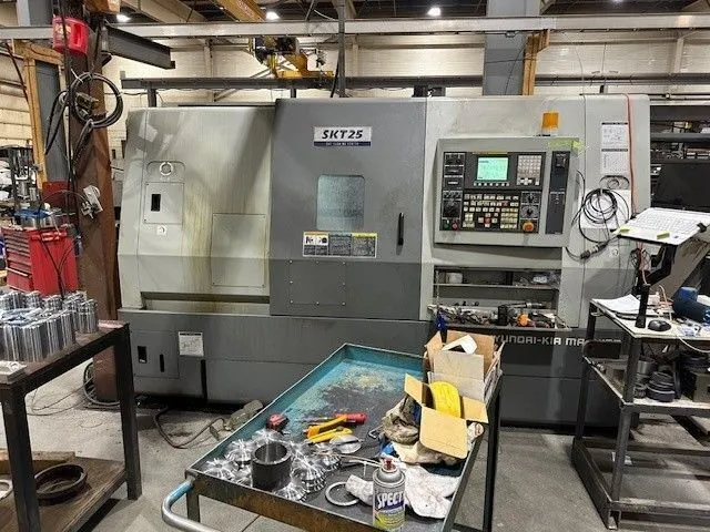 Used 2008 HYUNDAI KIA SKT 25 CNC Lathes Alberta CA | Merchant Machine Tools Inc #1323522