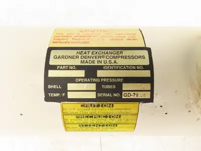Used GARDNER DENVER _UNKNOWN_ Heat Exchangers Indiana US | Arrow Industrial #1494172