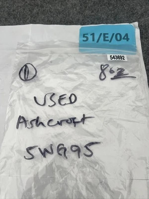 Used Ashcroft 15W1005PH 01B 30# Temperature and Pressure Testers California US | Davliegogo LLC #1705528