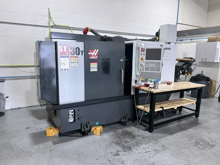 Used 2022 Haas ST-30Y CNC Lathes Michigan US | Machine Tool Bids #1438722