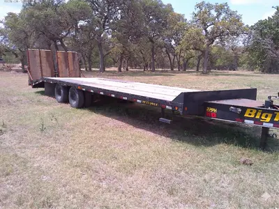 Used 2019 BIG TEX 22PH-25BK+5MR Flatbed Trailers Texas US | Proxy Equipment #1388605