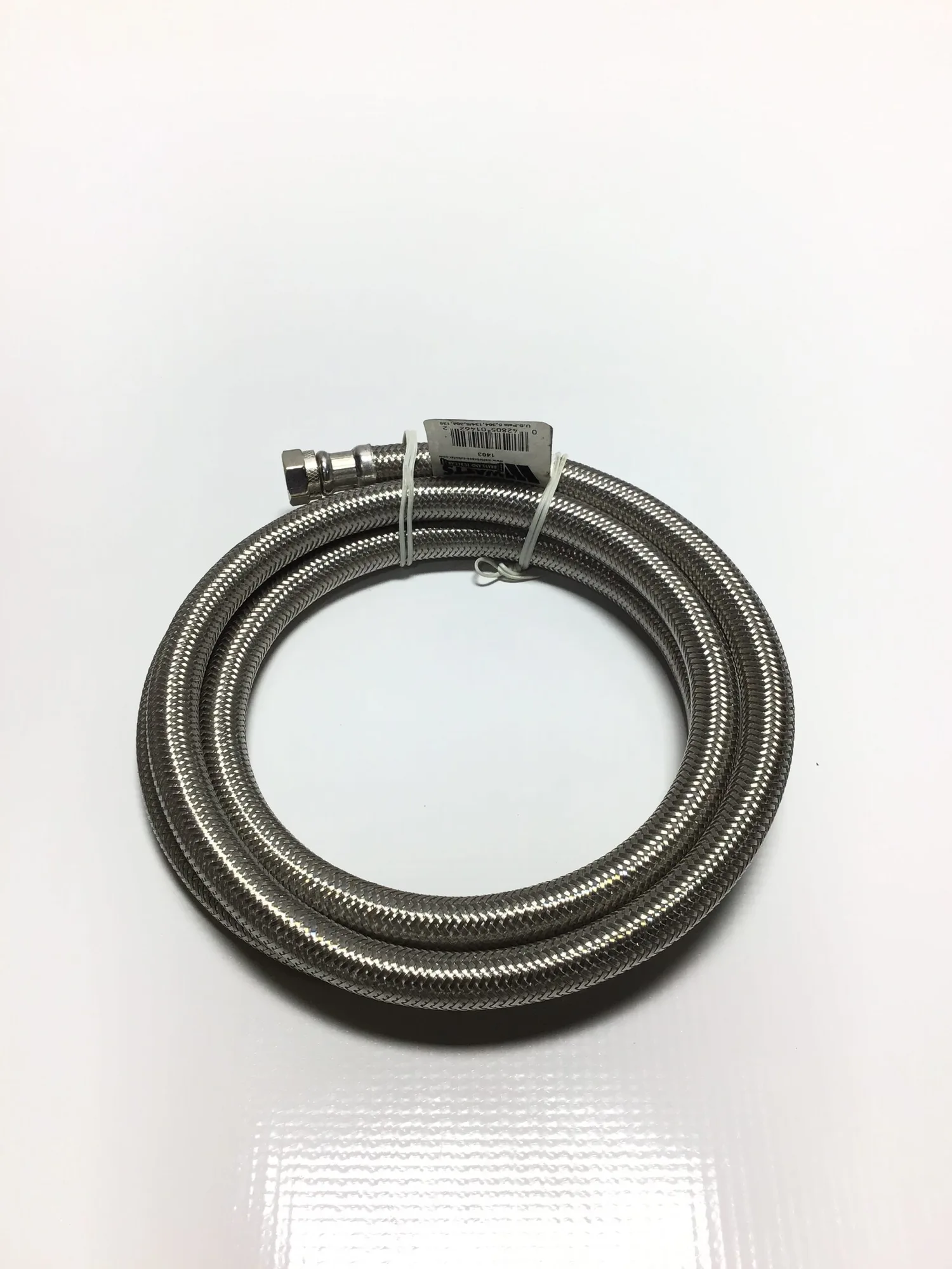 Watts 4560DWSS Stainless Steel Faucet Supply Line 3/8″ Compression 60″ Long