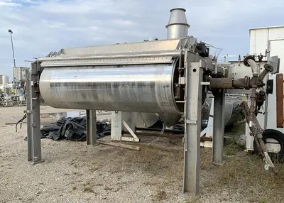 Dryer, Drum, Double, 42" x 120", Chrome, Buffalo Technologies, 160 PSI #D745511