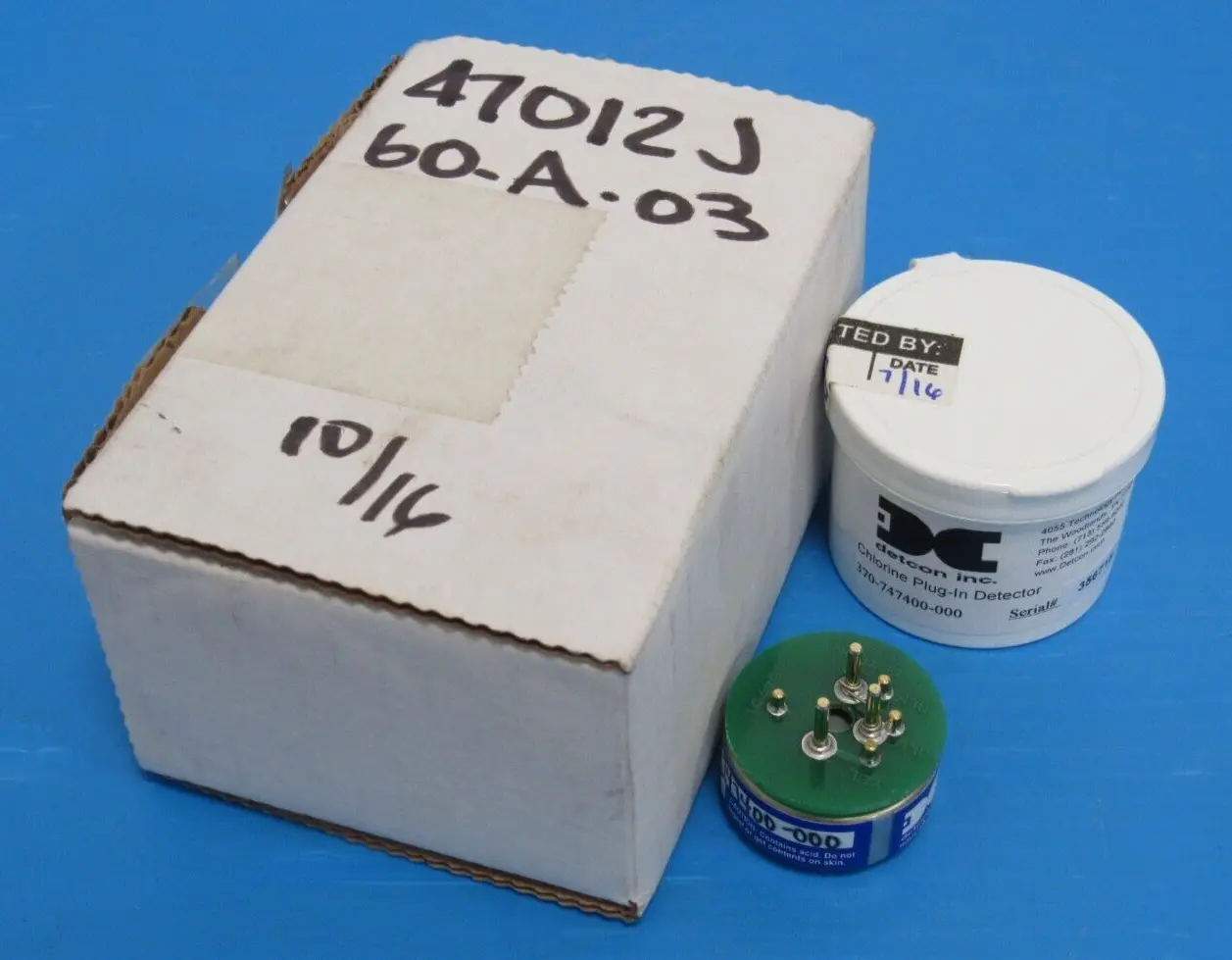 NEW DETCON 370-747400-000 CHLORINE PLUG-IN DETECTOR 370747400000