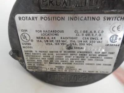 NEW PROXIMITY CONTROLS 14AD0 INDICATING SWITCH