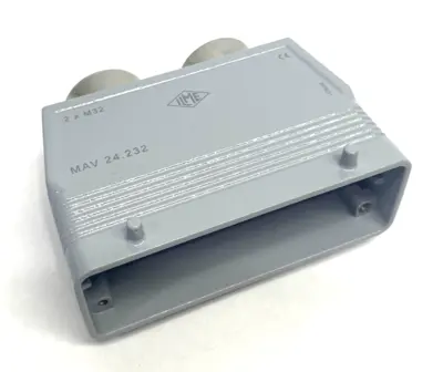 New | in-Stock ILME Mencom Hood, C-TYPE series, with 4 pegs, M32 x 2 top Entry Connector Accessories Michigan US | Maverick Industrial Sales #1390602