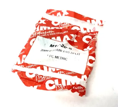 New | in-Stock Climax Metric One-Piece Shaft Collar, Stainless Steel, 20mm Clamps Michigan US | Maverick Industrial Sales #1401305