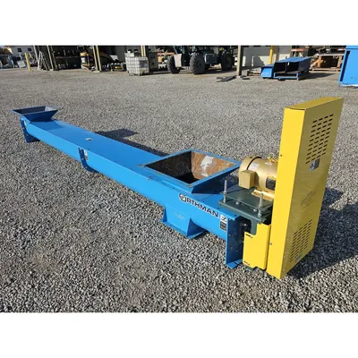 Used 12"dia. X 14' L Orthman Industrial Screw Auger Conveyor