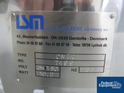 USED Lytzen Schubert CW70 LYTZEN SCHUBERT STOPPER WASHER, S/S