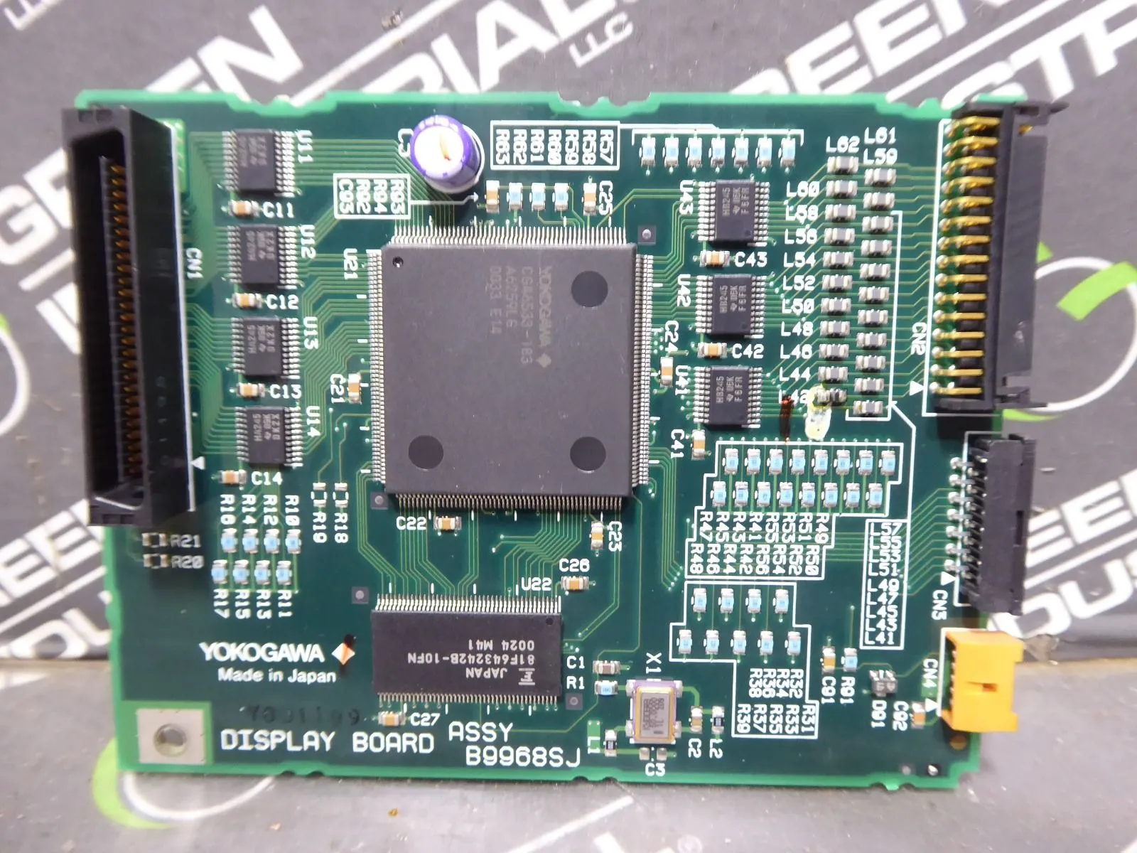 Yokogawa B9968SJ DAQStation Data Acquisition Station Display Board Assembly Used