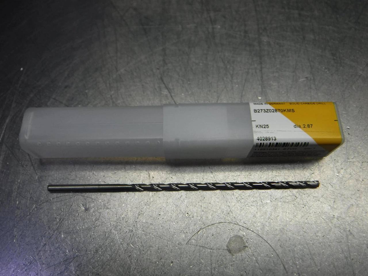 Kennametal #33 (.1130") Coolant Thru Carbide Drill B273Z02870KMS KN25 (LOC1044B)