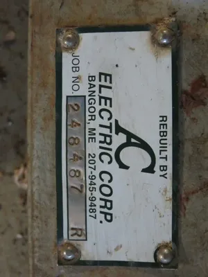 200 hp General Electric AC Motor 1190 Rpm