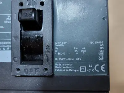 USED SQUARE D QDA32125
