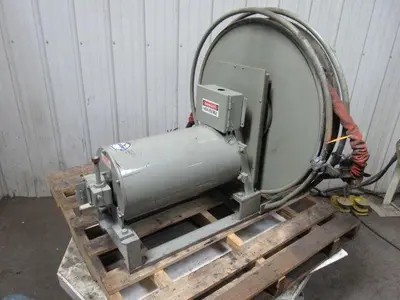 IER INSUL 8 600 Volt 20 Amp Cable Cord Reel 37' 10 AWG 6 Conductor Type SOW
