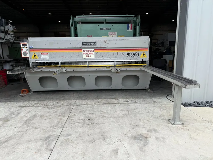 Used ACCURSHEAR 813510 Power Squaring Shears (Gauge) Florida US | GMT #1503896